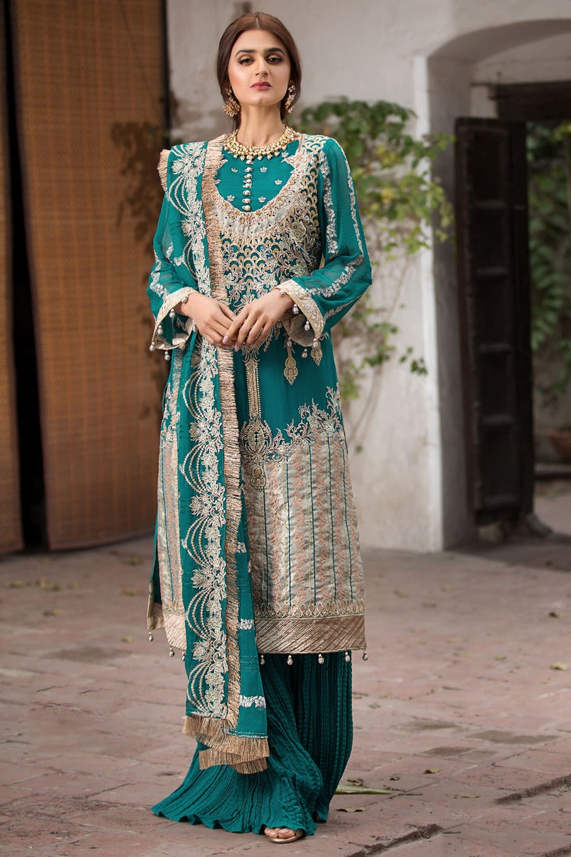 Motifz | Luxury Formal | 2355-BERYL XS Emerald Green Chiffon