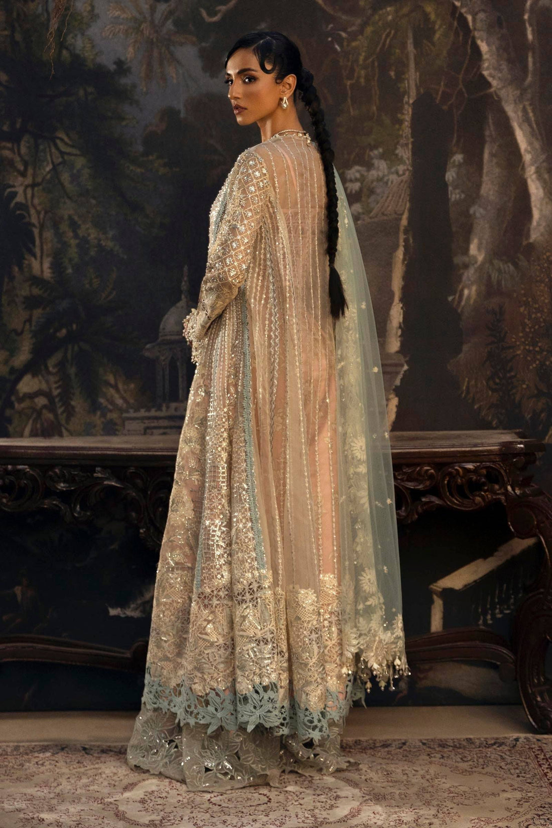 Sana Safinaz | Nura Festive 25 | N251-001-3CT - Pakistani Designer Dress - by Sana Safinaz - Type : Ladies Clothes - 100% Original at Saira Sultan