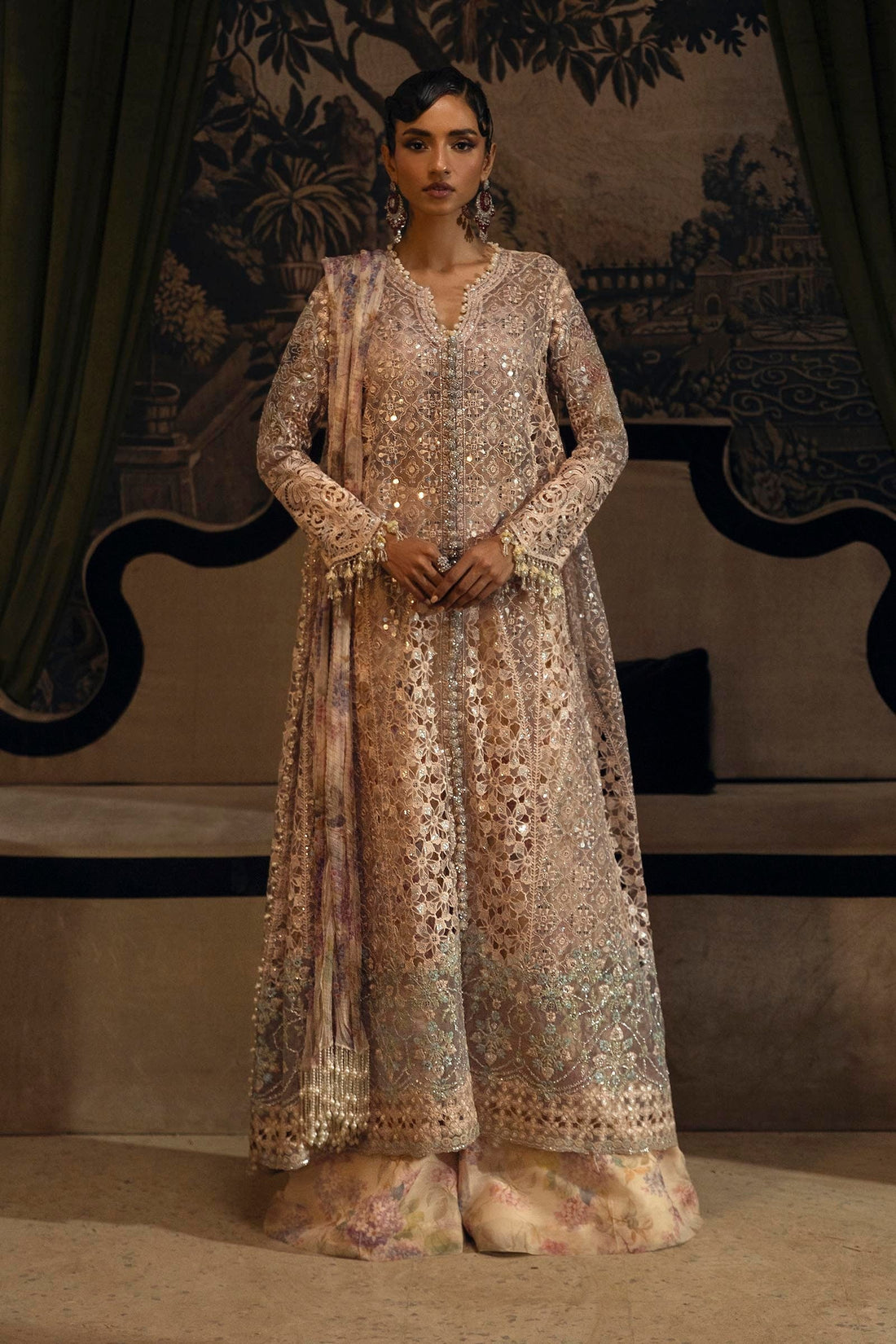 Sana Safinaz | Nura Festive 25 |  N251-004-3DJ - Pakistani Designer Dress - by Sana Safinaz - Type : Ladies Clothes - 100% Original at Saira Sultan