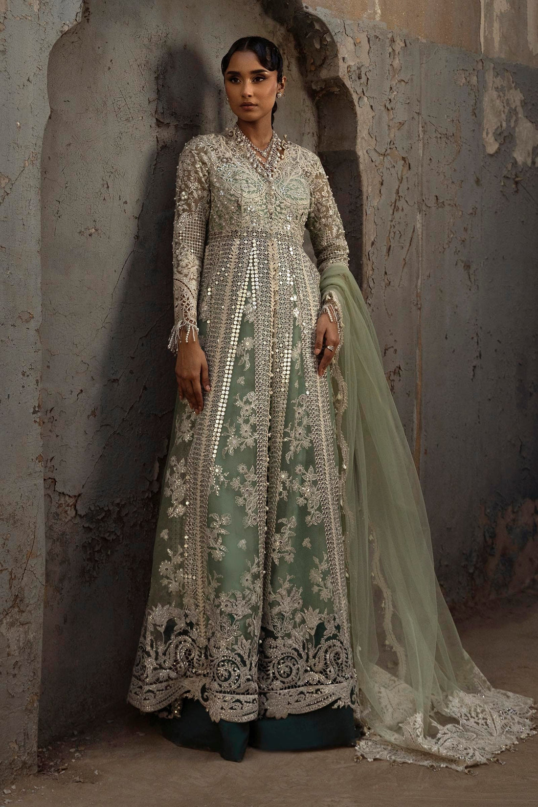 Sana Safinaz | Nura Festive 25 | N251-005-3CX - Pakistani Designer Dress - by Sana Safinaz - Type : Ladies Clothes - 100% Original at Saira Sultan