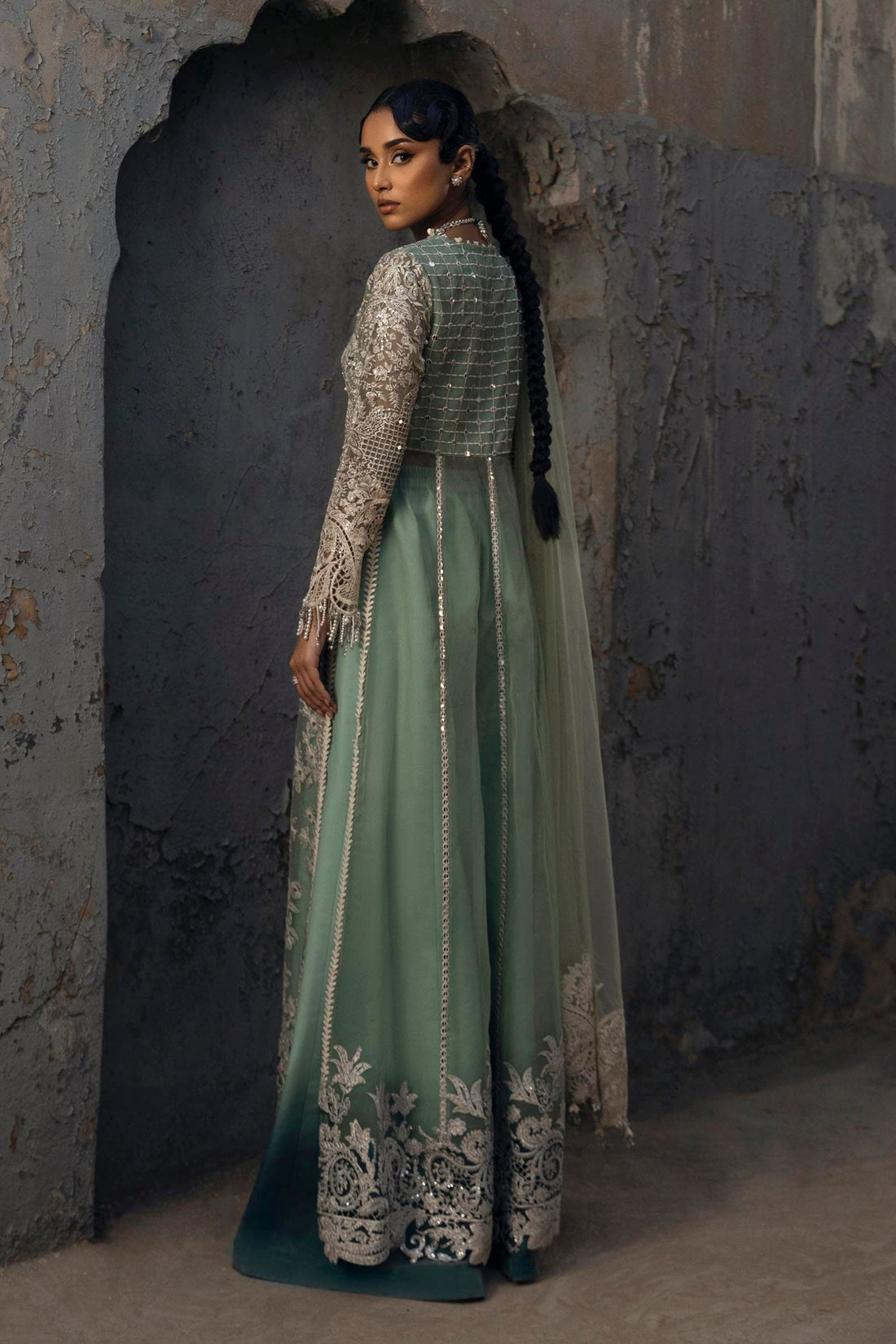 Sana Safinaz | Nura Festive 25 | N251-005-3CX - Pakistani Designer Dress - by Sana Safinaz - Type : Ladies Clothes - 100% Original at Saira Sultan