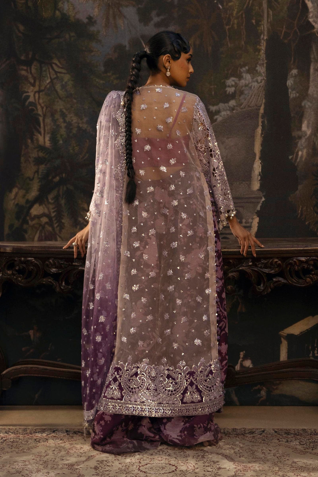 Sana Safinaz | Nura Festive 25 | N251-007-3DJ - Pakistani Designer Dress - by Sana Safinaz - Type : Ladies Clothes - 100% Original at Saira Sultan