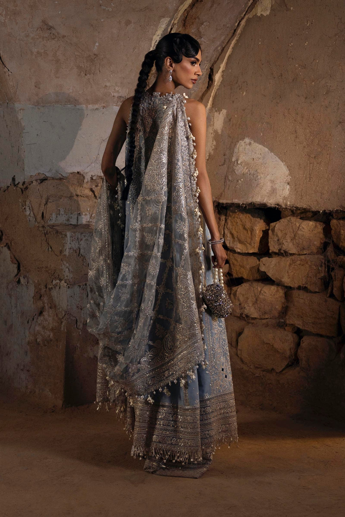 Sana Safinaz | Nura Festive 25 | N251-008-3CT - Pakistani Designer Dress - by Sana Safinaz - Type : Ladies Clothes - 100% Original at Saira Sultan