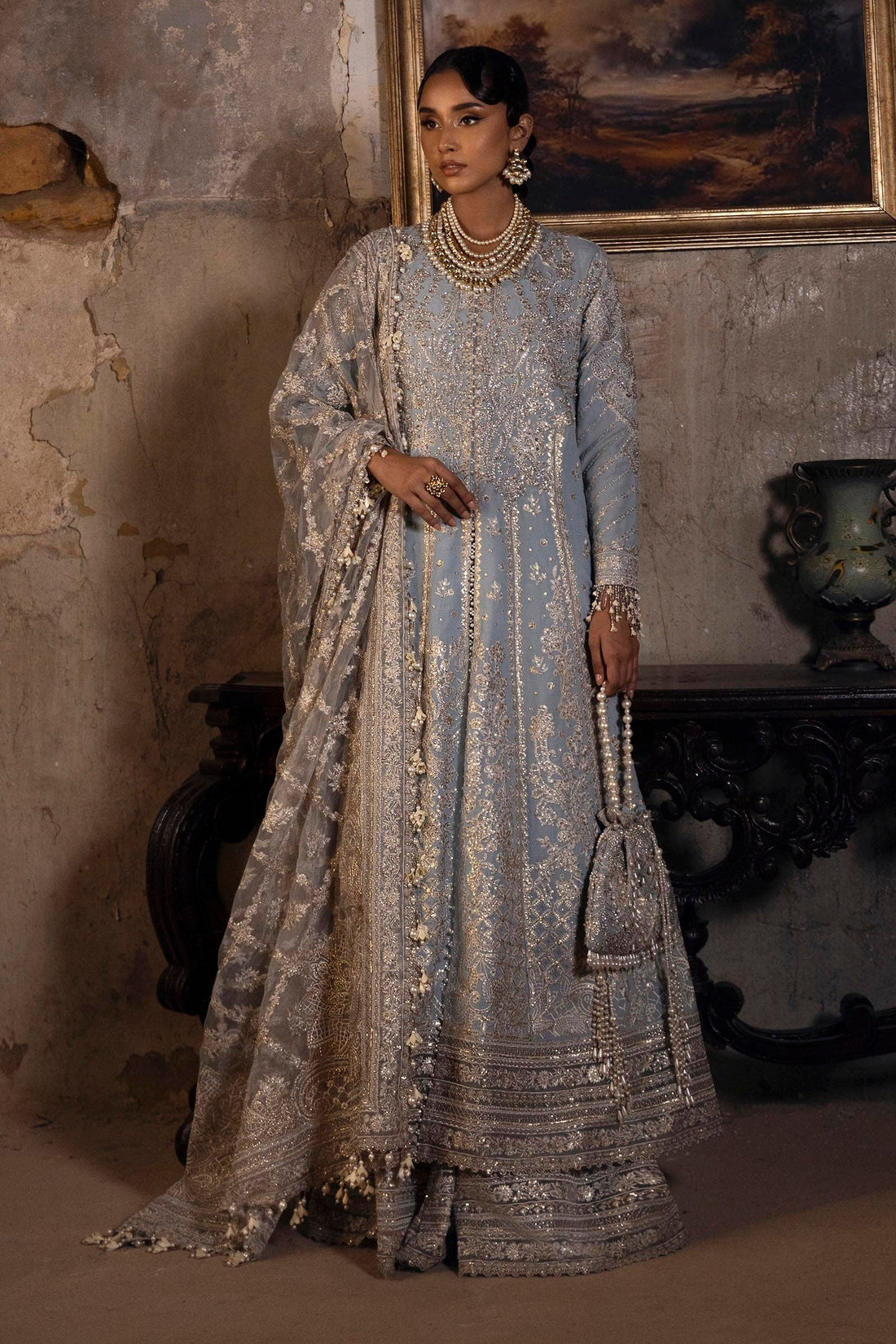 Sana Safinaz | Nura Festive 25 | N251-008-3CT - Pakistani Designer Dress - by Sana Safinaz - Type : Ladies Clothes - 100% Original at Saira Sultan