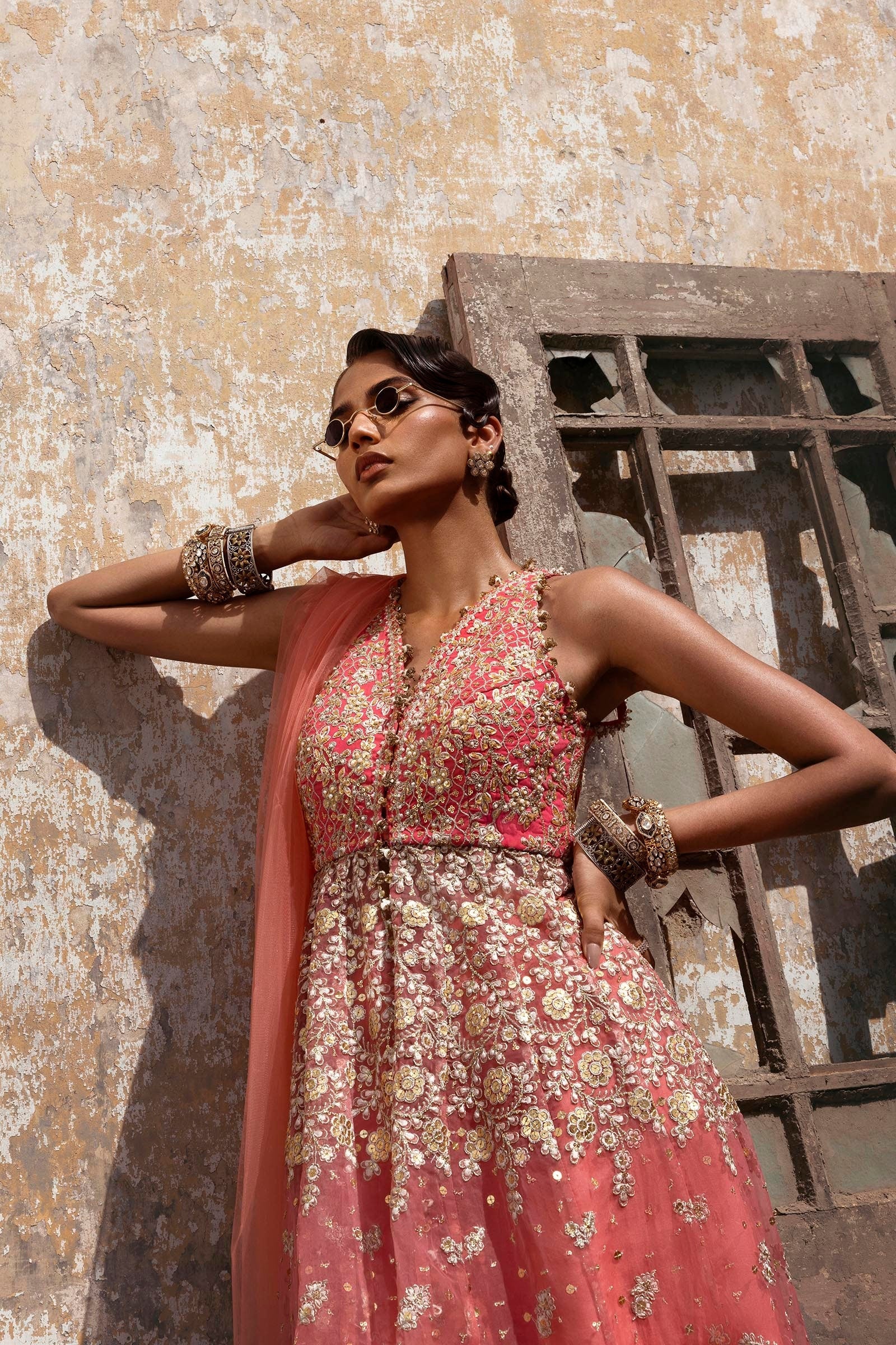 Sana Safinaz | Nura Festive 25 | N252-005-3CX M Fuchsia Pink Raw Silk