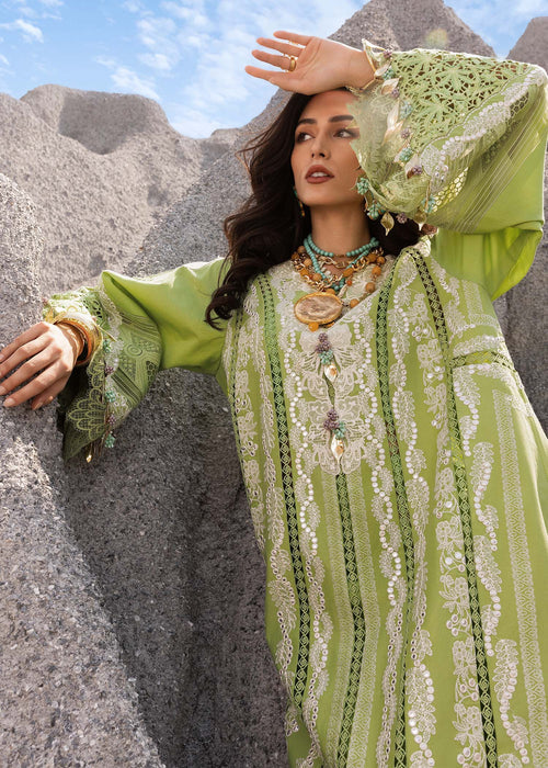 Saira Shakira | Luxury Lawn 25 | NADINE-B L Mint Green Lawn
