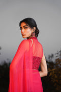 Nilofer Shahid | Verve Summer 24 | Radiant Rebel (Saree) - Pakistani Designer Dress - by Nilofer Shahid | Type: Formal - 100% Original at Saira Sultan