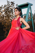 Nilofer Shahid | Verve Summer 24 | Radiant Rebel (Saree) - Pakistani Designer Dress - by Nilofer Shahid | Type: Formal - 100% Original at Saira Sultan