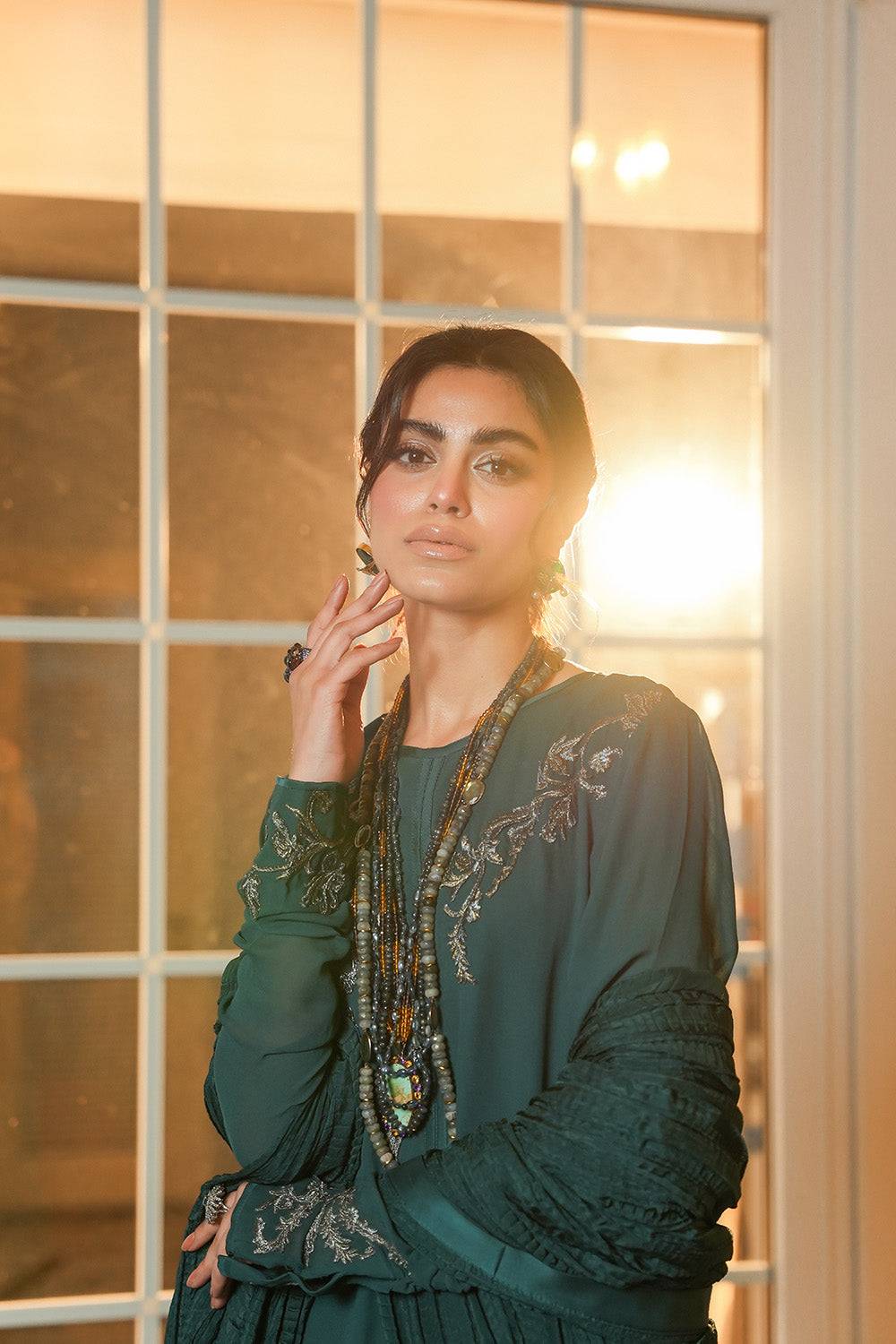 Nilofer Shahid | Verve Summer 24 | Sassy Spirit (3pc)  Verve SS 24 - Pakistani Designer Dress - by Nilofer Shahid | Type: Formal - 100% Original at Saira Sultan