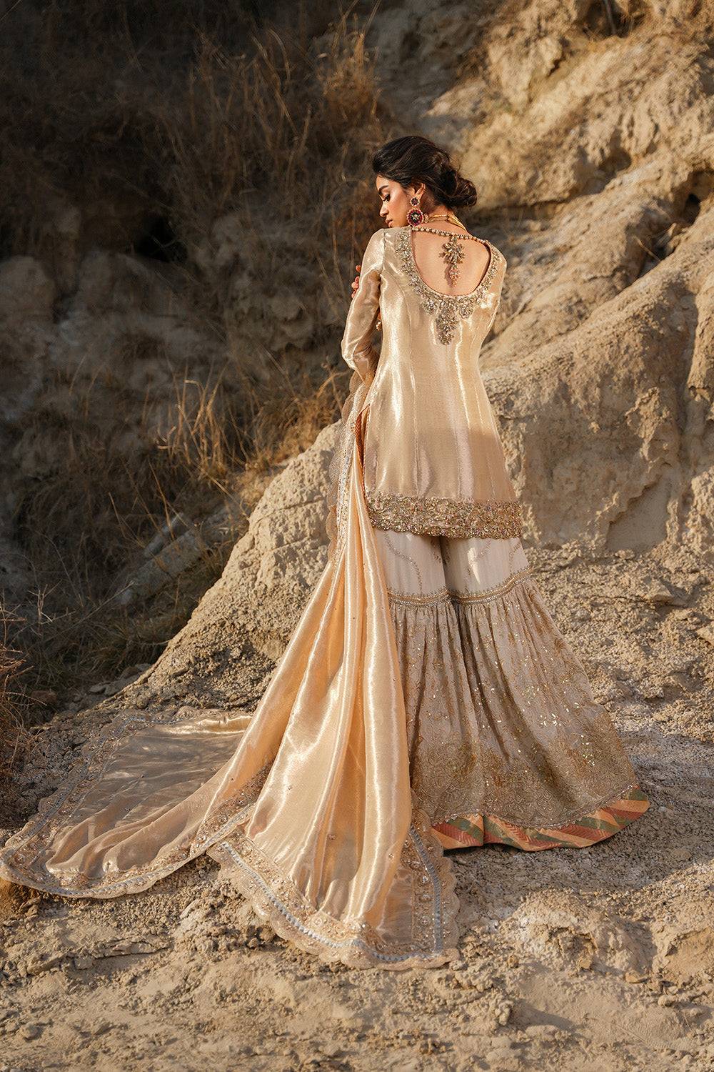 Nilofer Shahid | Verve Summer 24 | Zahria  Verve SS 24 - Pakistani Designer Dress - by Nilofer Shahid | Type: Formal - 100% Original at Saira Sultan