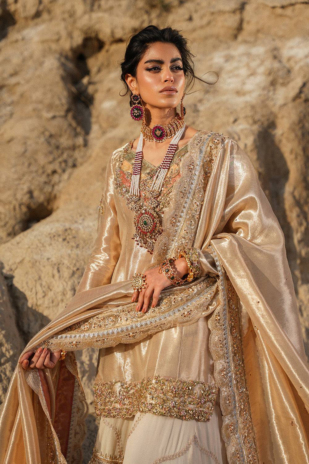 Nilofer Shahid | Verve Summer 24 | Zahria  Verve SS 24 - Pakistani Designer Dress - by Nilofer Shahid | Type: Formal - 100% Original at Saira Sultan