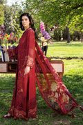 Ramsha | Riwayat Lawn Collection | Y-1309 XL Haute Red Lawn