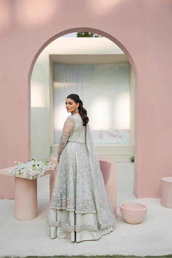 Raja Salahuddin | Love in Bloom | Blue Bell - Pakistani Designer Dress - by Raja Salahuddin | Type: Formal - 100% Original at Saira Sultan