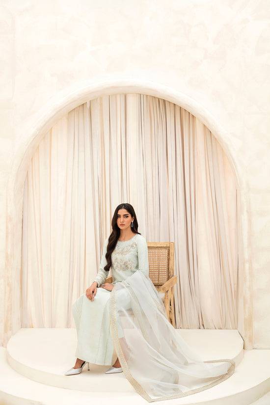 Raja Salahuddin | The Wishlist | PEPPERMINT - Pakistani Designer Dress - by Raja Salahuddin | Type: Formal - 100% Original at Saira Sultan