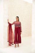 Raja Salahuddin | The Wishlist | CHERRY - Pakistani Designer Dress - by Raja Salahuddin | Type: Formal - 100% Original at Saira Sultan