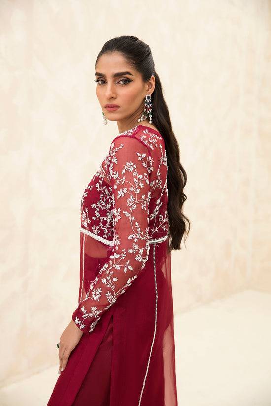 Raja Salahuddin | The Wishlist | CHERRY - Pakistani Designer Dress - by Raja Salahuddin | Type: Formal - 100% Original at Saira Sultan