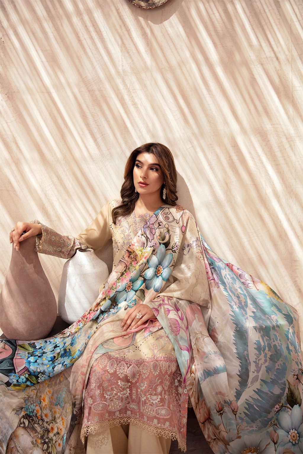 Ramsha | Andaaz Collection | Z-1010 L Beige Lawn