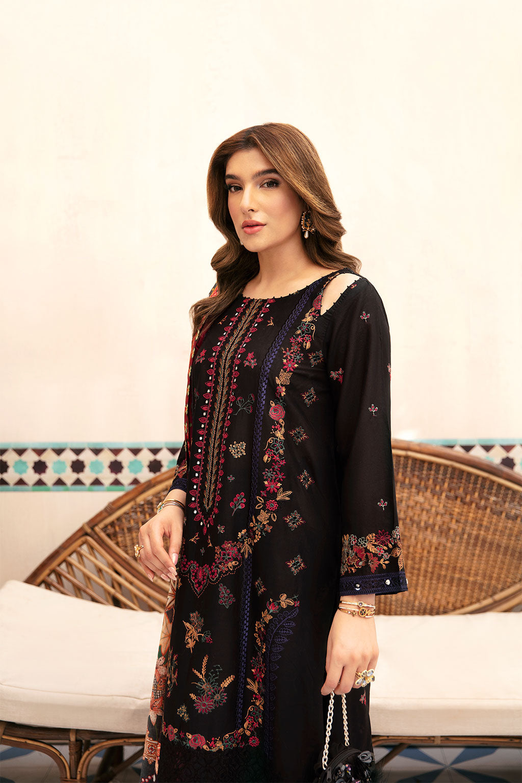 Ramsha | Andaaz Collection | Z-1005 L Black Lawn