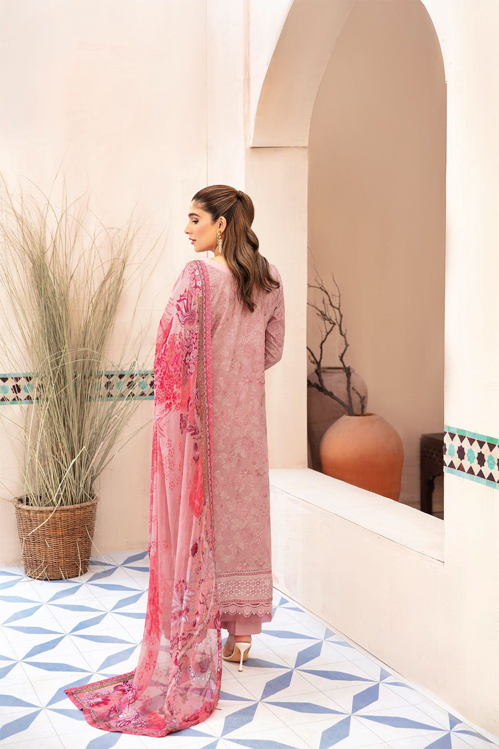 Ramsha | Andaaz Collection | Z-1008 S Pink Lawn