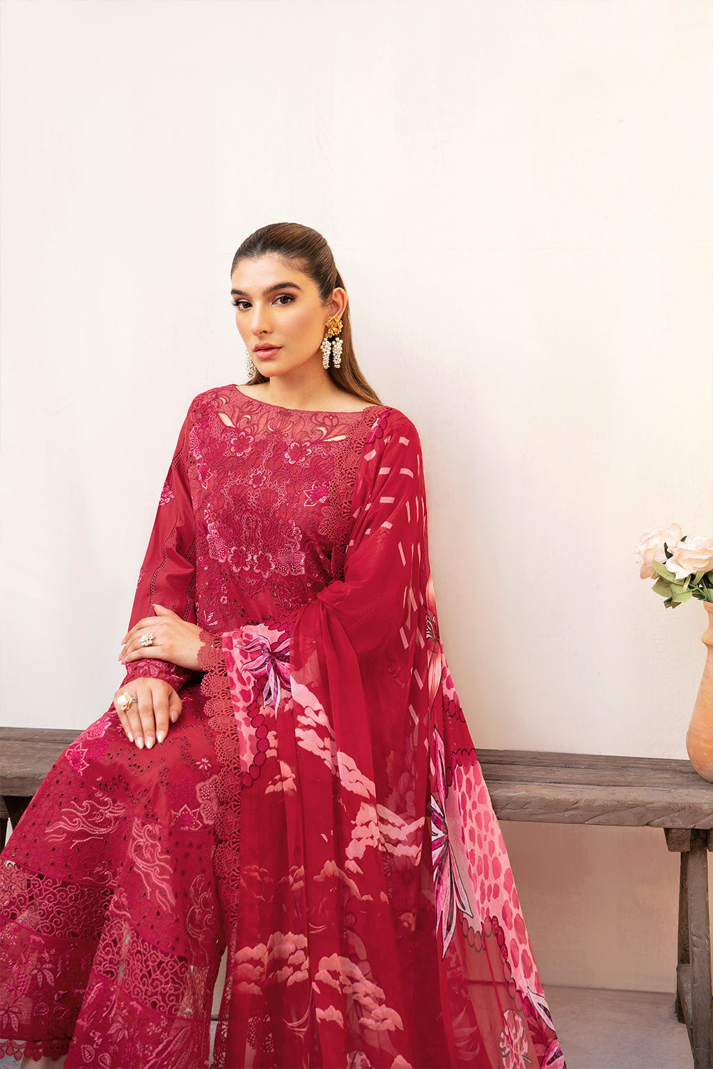 Ramsha | Andaaz Collection | Z-1003 XL Magenta Lawn