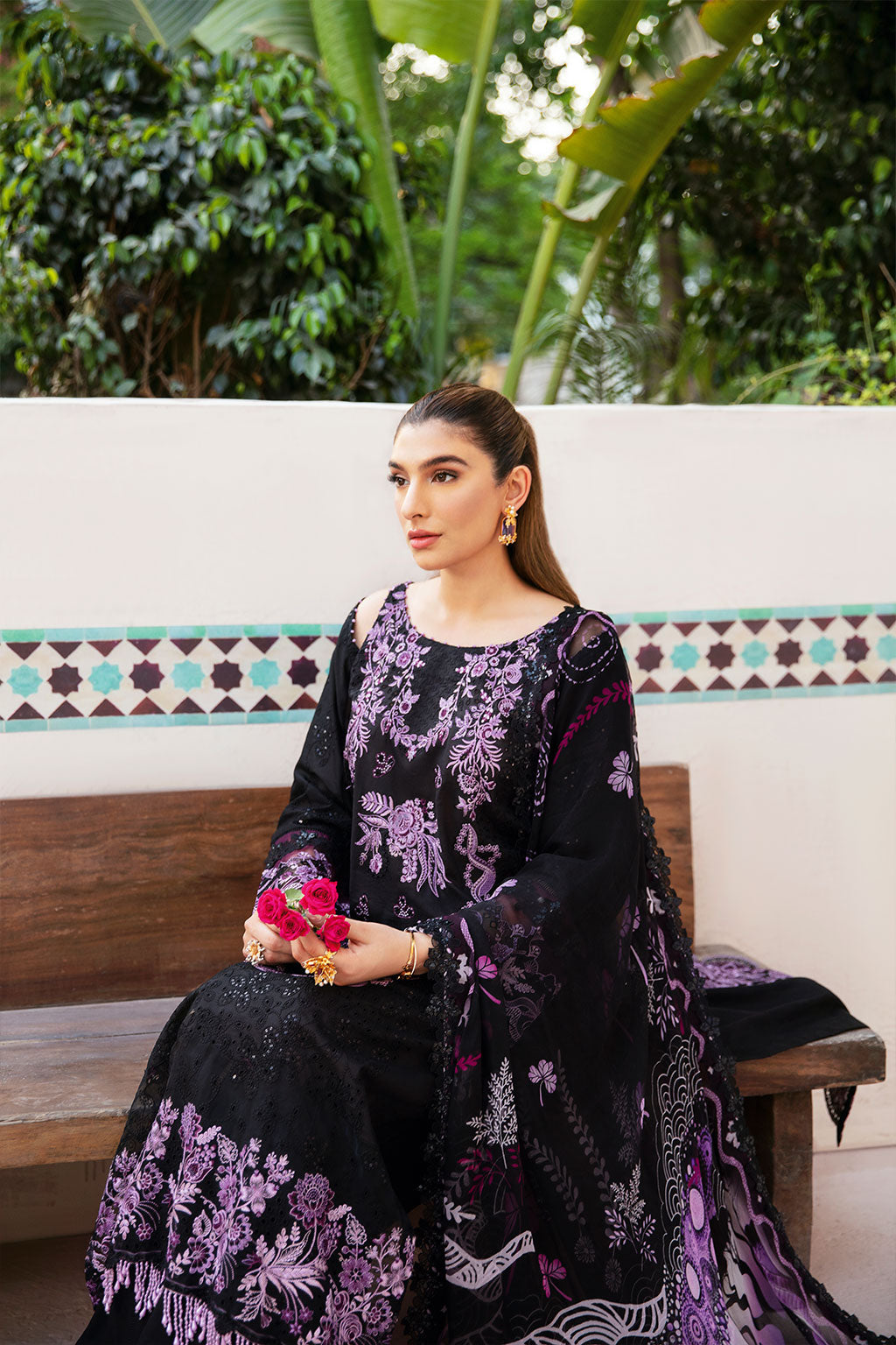 Ramsha | Andaaz Collection | Z-1001 XL Black Lawn