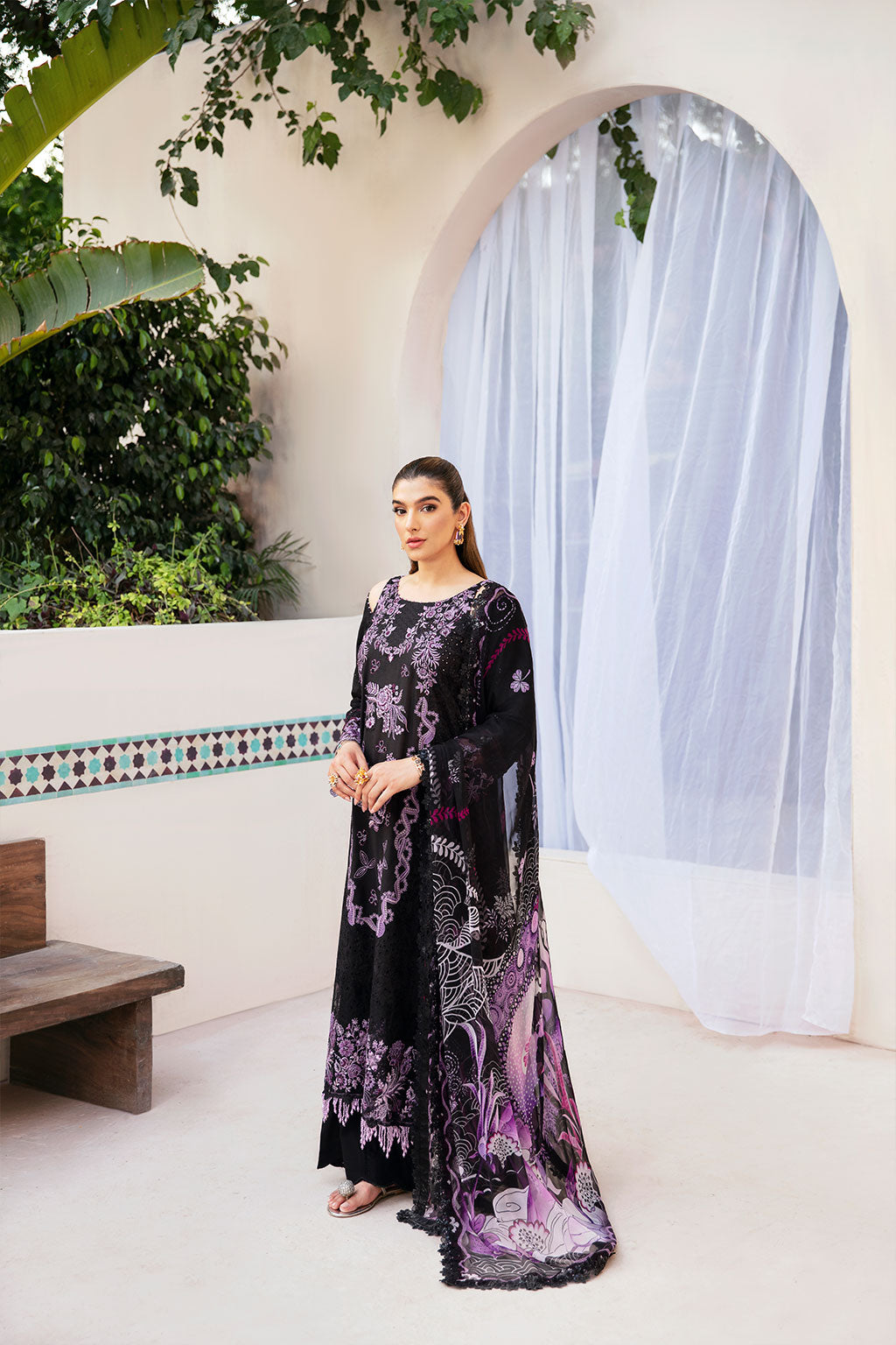 Ramsha | Andaaz Collection | Z-1001 L Black Lawn