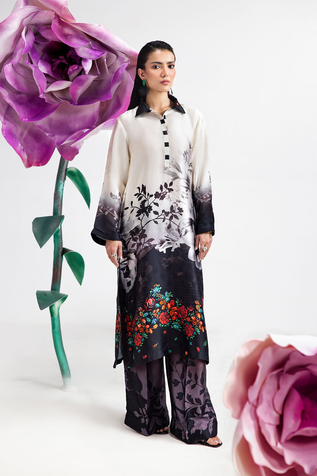 Afsanah | The Print Edit | WHISPER PERAL AP-109 XS Milk White Silk