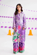 Afsanah | The Print Edit | MAJESTIC SERENE (extended shirt) AP-115 XS Lavender Silk