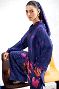 Afsanah | The Print Edit | CRYSTAL TALE AP-117 M Blue Silk