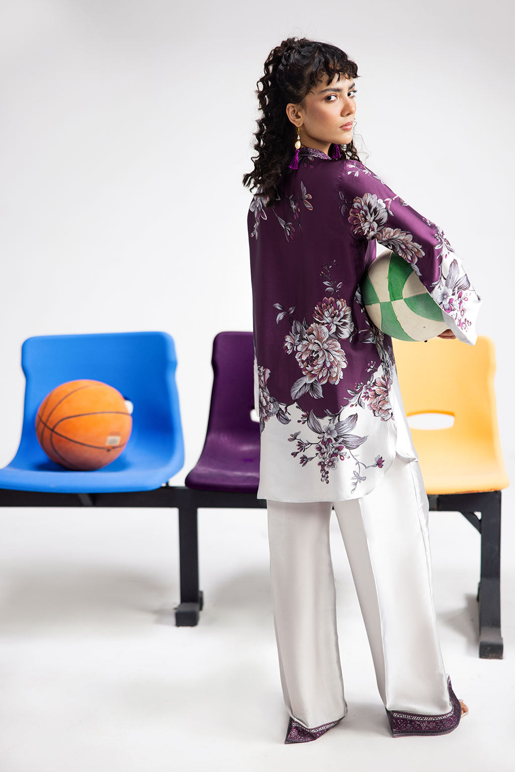 Afsanah | The Print Edit | PURPLE SAPPHIRE AP-114 XS Deep Violet Silk