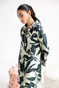 Afsanah | The Print Edit | GREEN SPARKLE AP-106 M Spanish Green Silk