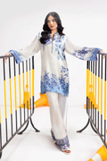 Afsanah | The Print Edit | AFSANAH STATEMENT AP-102 XS Pearl White Silk