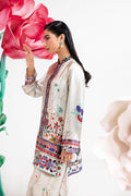 Afsanah | The Print Edit | IVORY FROST AP-108 M Pearl White Silk