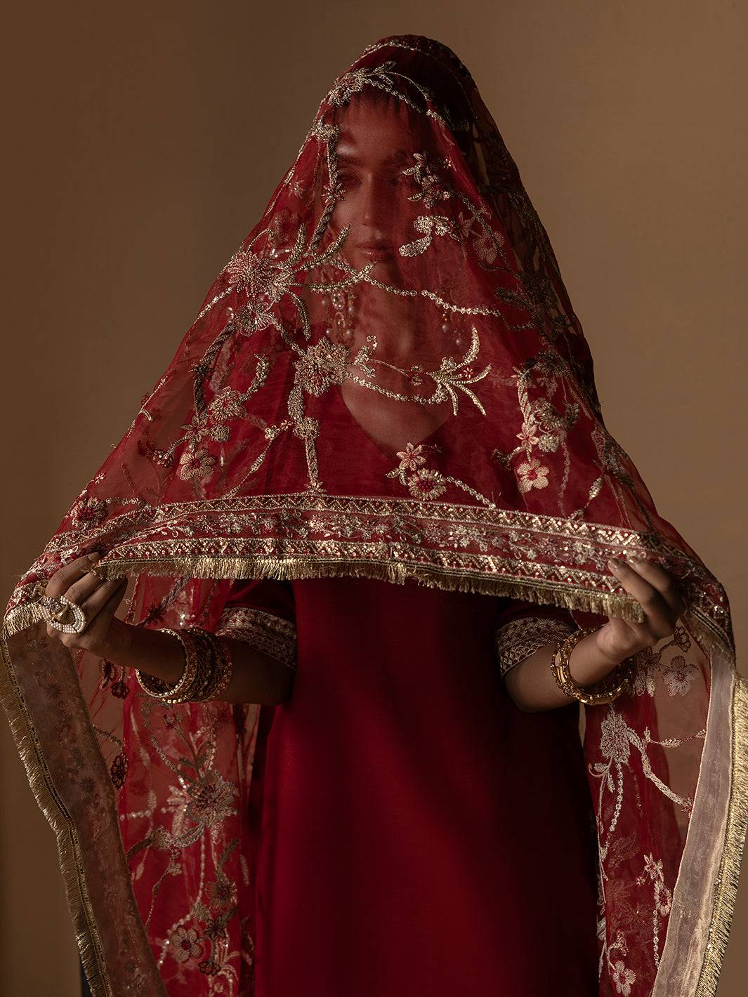 Hem Stitch | Raw Silk Edit 25 | Rose - Pakistani Designer Dress - by Hemstitch | Type: Ladies Clothes - 100% Original at Saira Sultan