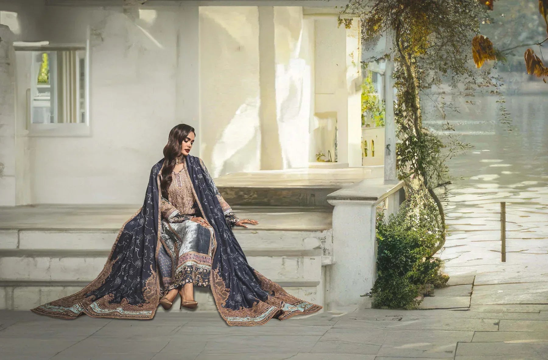 Sable Vogue | Festive Collection | FC-05 - Pakistani Designer Dress - by Sable Vogue | Type: Luxury - 100% Original at Saira Sultan