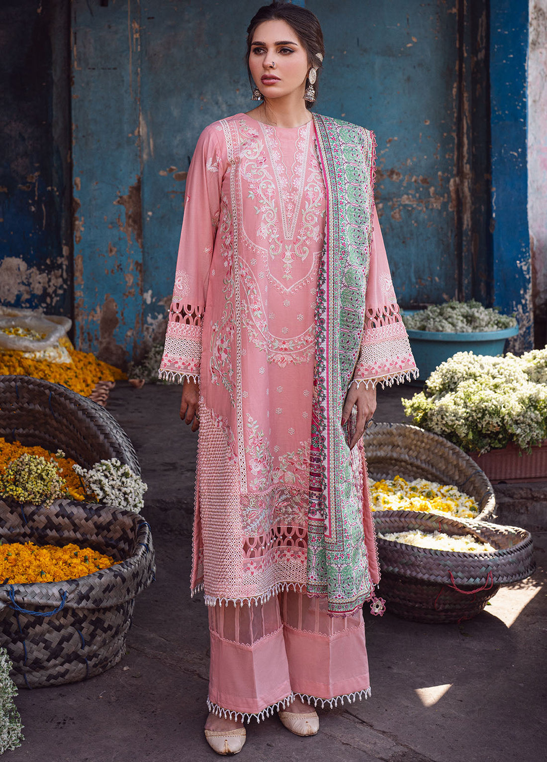 Sahane | Sahakari Chikankari Lawn Edit 24 | Mohini - Pakistani Designer Dress - by Sahane | Type: Luxury - 100% Original at Saira Sultan