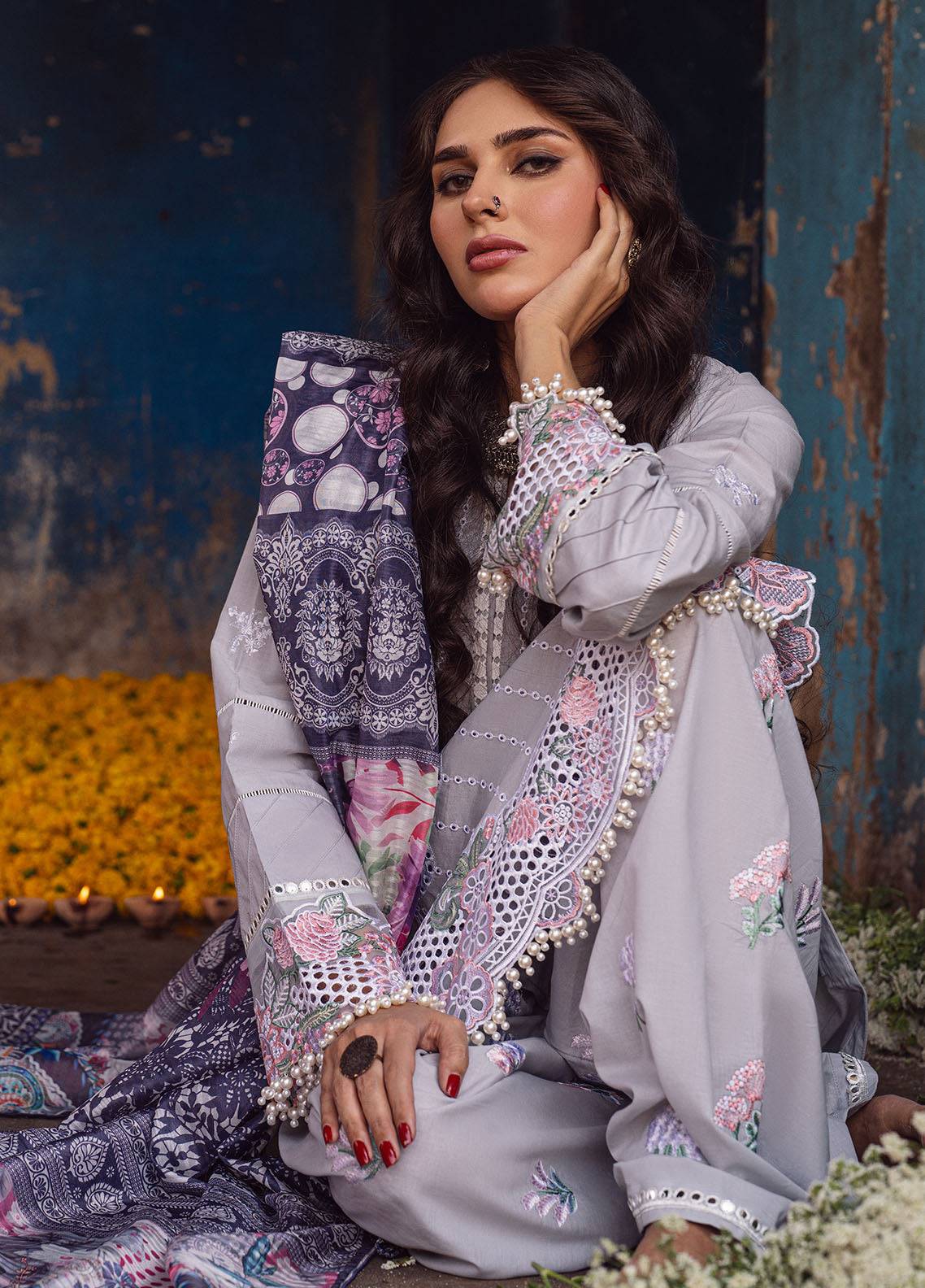 Sahane | Sahakari Chikankari Lawn Edit 24 | Dastaan - Pakistani Designer Dress - by Sahane | Type: Luxury - 100% Original at Saira Sultan
