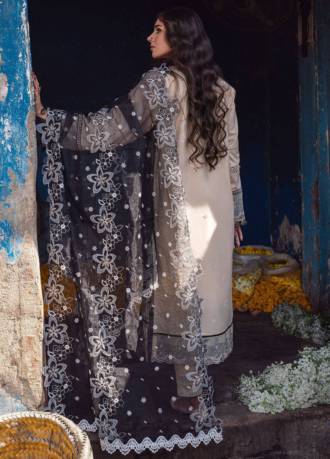 Sahane | Sahakari Chikankari Lawn Edit 24 | Ghazal - Pakistani Designer Dress - by Sahane | Type: Luxury - 100% Original at Saira Sultan
