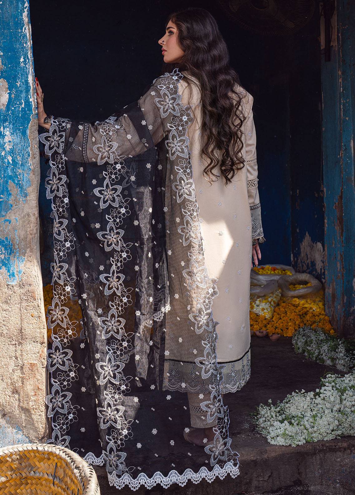 Sahane | Sahakari Chikankari Lawn Edit 24 | Ghazal - Pakistani Designer Dress - by Sahane | Type: Luxury - 100% Original at Saira Sultan