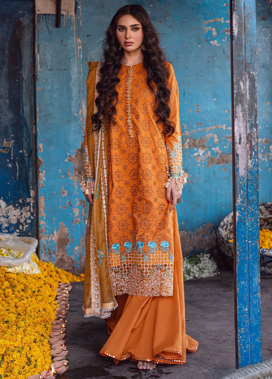 Sahane | Sahakari Chikankari Lawn Edit 24 | Mashal - Pakistani Designer Dress - by Sahane | Type: Luxury - 100% Original at Saira Sultan