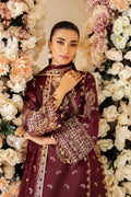 Alizeh | Luxury Raw Silk | AF-RS-01-SALSA M Maroon Raw Silk