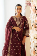 Alizeh | Luxury Raw Silk | AF-RS-01-SALSA L Maroon Raw Silk