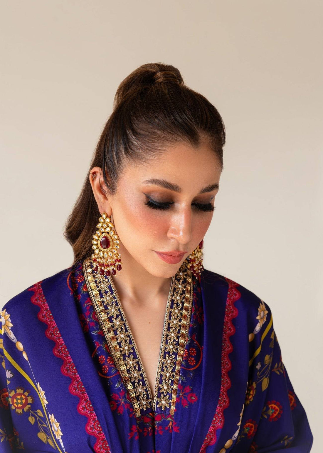 Sammy K | Bahar Formals | BASANTI GULAAB - Pakistani Designer Dress - by Sammy K | Type: Formal - 100% Original at Saira Sultan