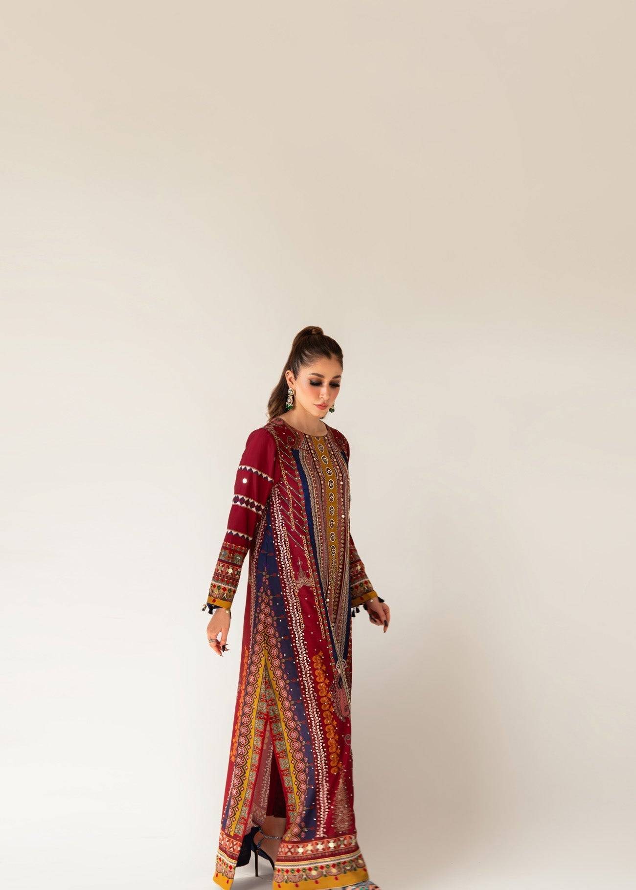 Sammy K | Bahar Formals | RANGEEN - Pakistani Designer Dress - by Sammy K | Type: Formal - 100% Original at Saira Sultan