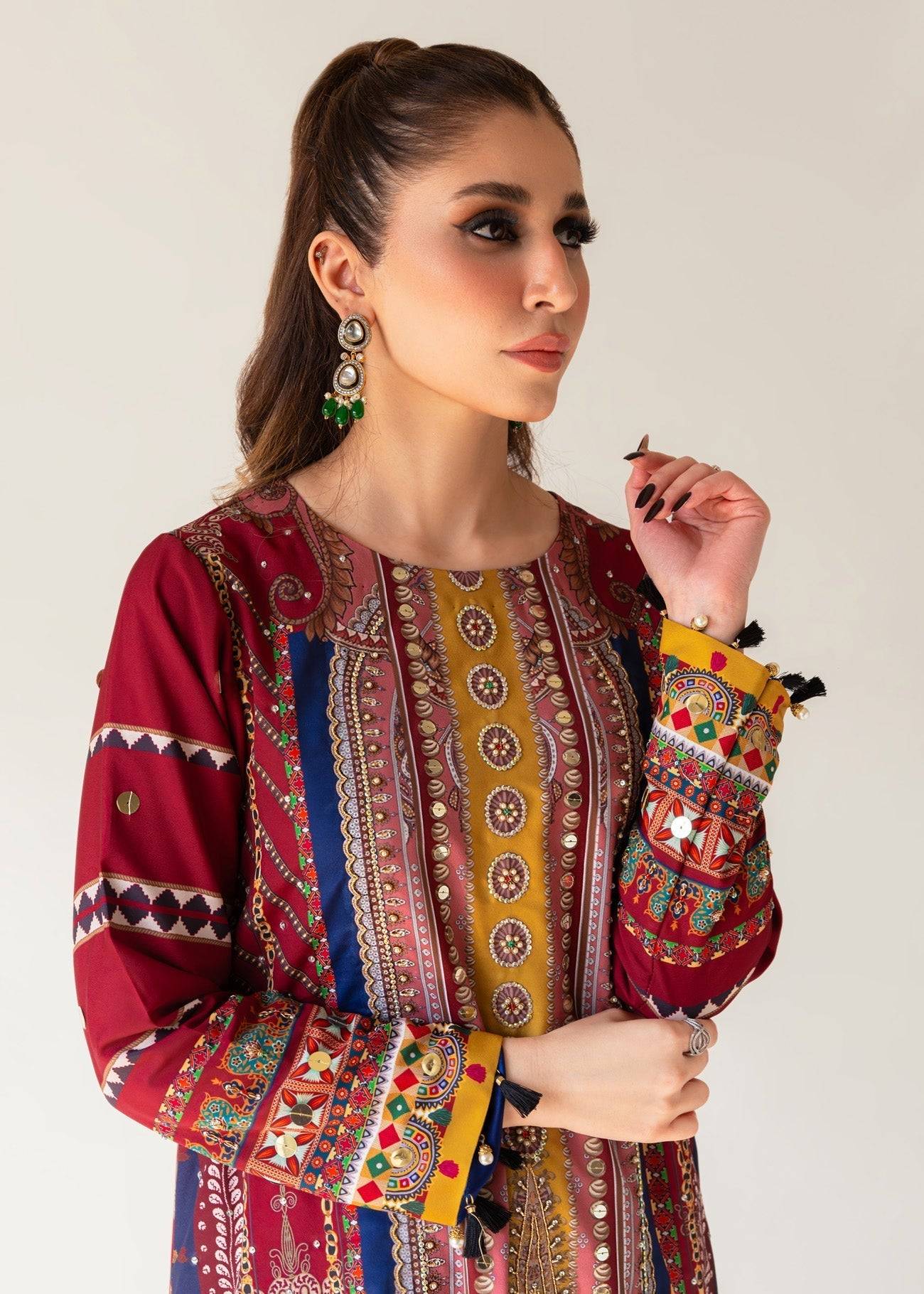 Sammy K | Bahar Formals | RANGEEN - Pakistani Designer Dress - by Sammy K | Type: Formal - 100% Original at Saira Sultan