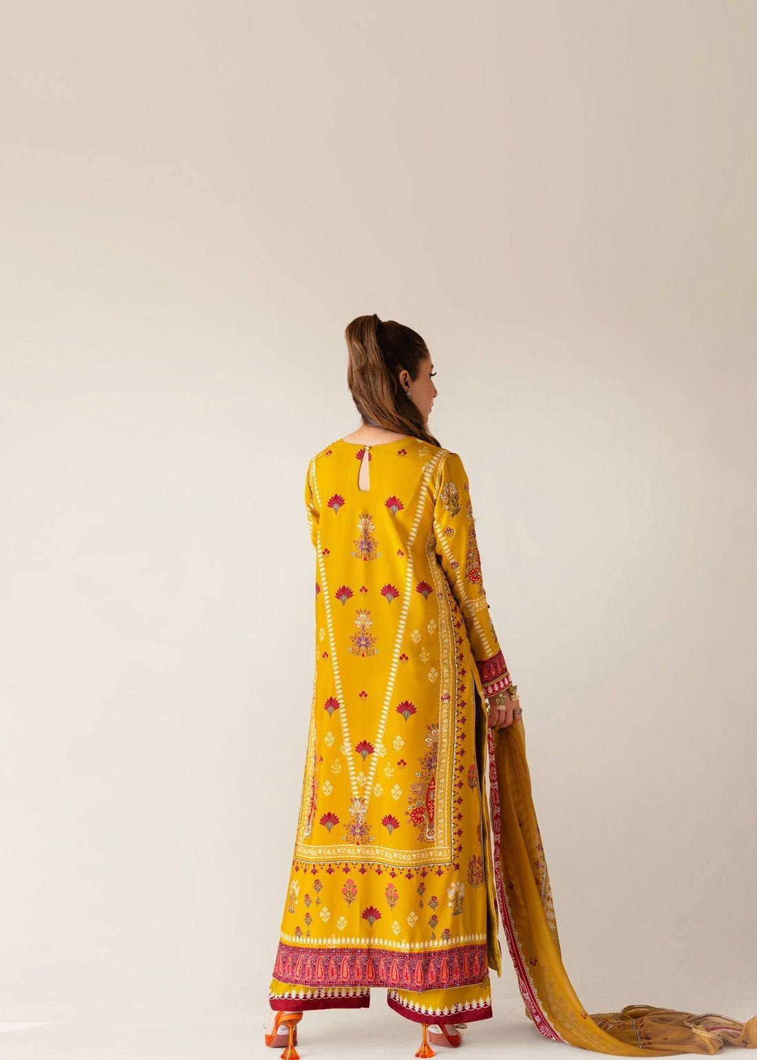 Sammy K | Bahar Formals | Marigold - Pakistani Designer Dress - by Sammy K | Type: Formal - 100% Original at Saira Sultan