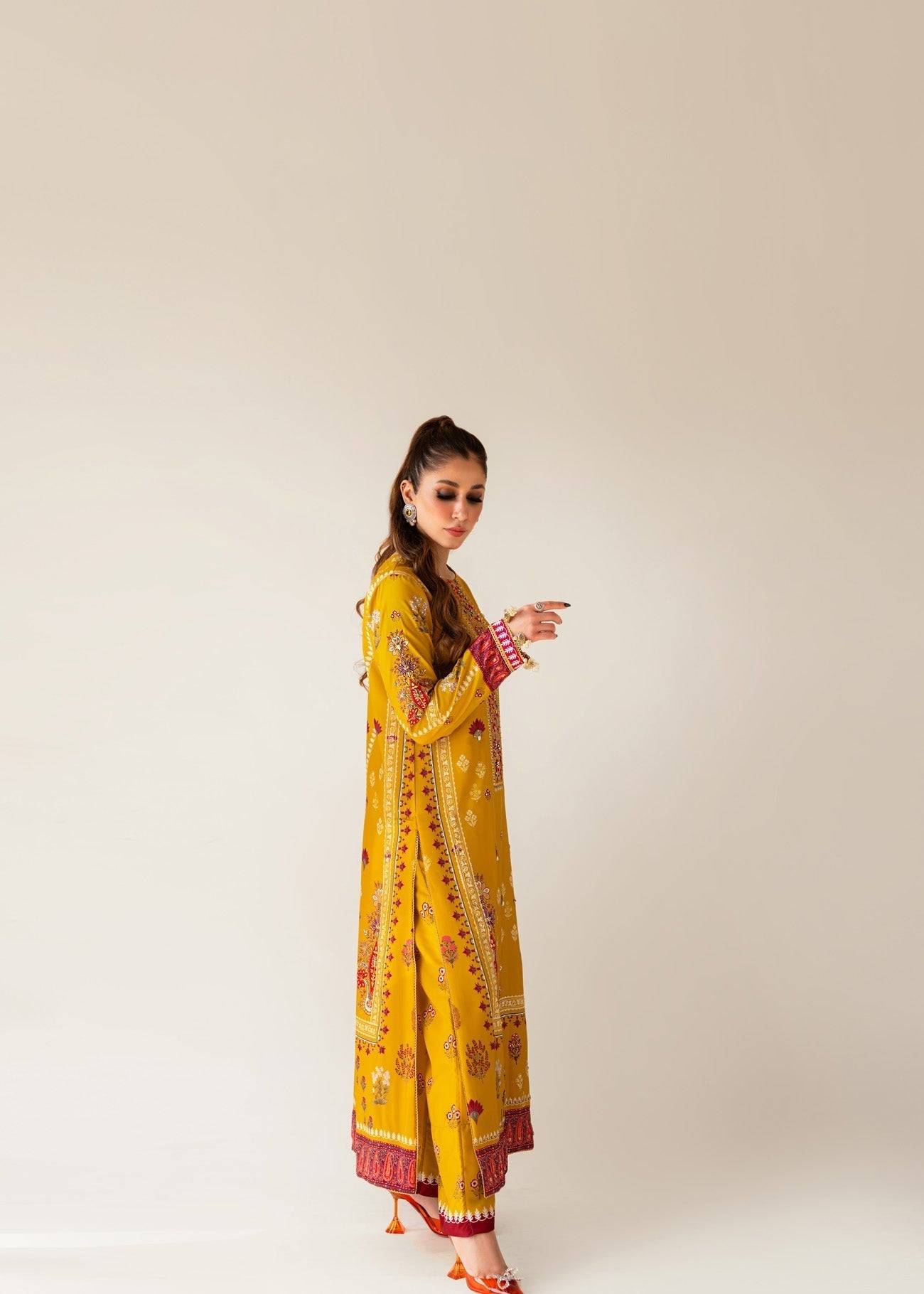 Sammy K | Bahar Formals | Marigold - Pakistani Designer Dress - by Sammy K | Type: Formal - 100% Original at Saira Sultan