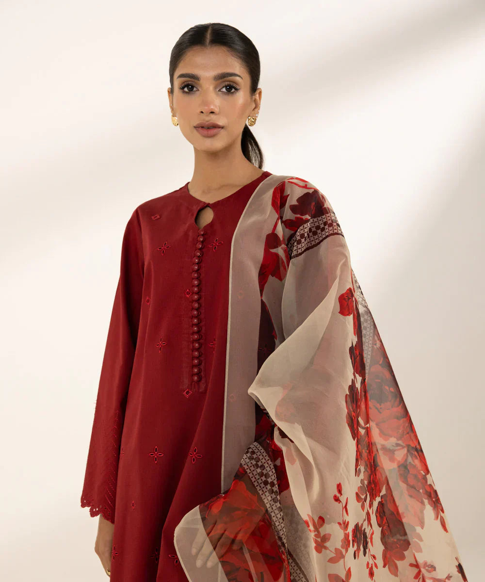 Sapphire | Signature Lawn 24 | 0U2DEST24V11 - Pakistani Designer Dress - by Sapphire | Type: Luxury - 100% Original at Saira Sultan