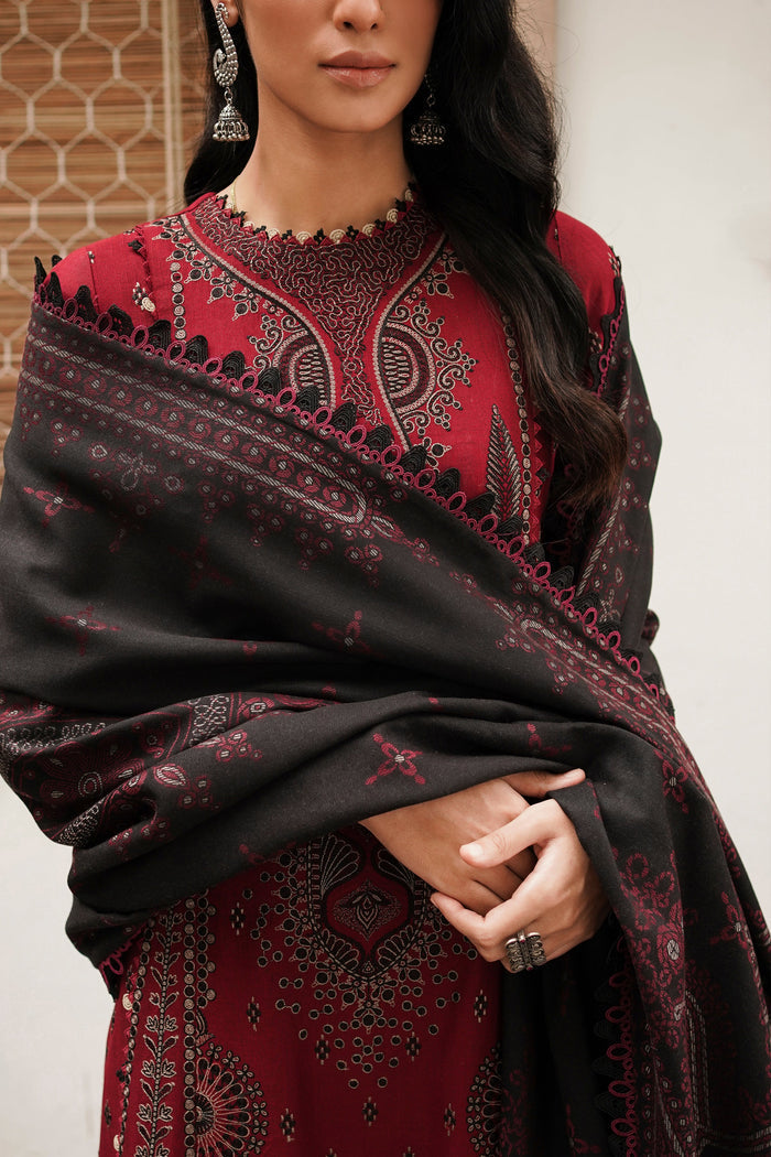 Jazmin | Winter Edition 24 | SLUB KHADDAR UW-0075 - Pakistani Designer Dress - by Jazmin | Type: Luxury - 100% Original at Saira Sultan
