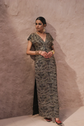 Erum Khan | Shab Siyah 23 | Seraab - Pakistani Designer Dress - by Erum Khan | Type: Formal - 100% Original at Saira Sultan
